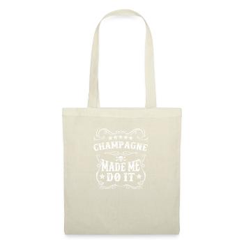 Drink Wine Done Me Do It Tee - Cooler Alkoholliebhaber - Stoffbeutel - Natur - Vorne