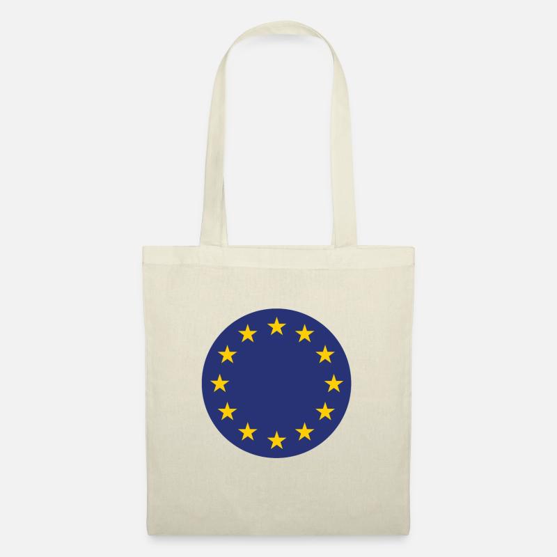 EU Flagge - Stoffbeutel - Natur