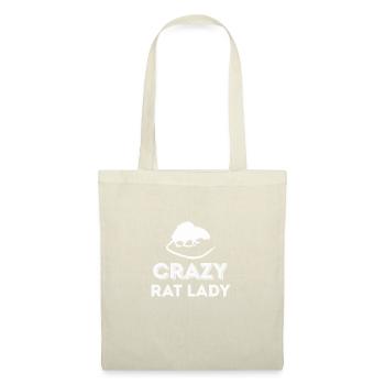 Crazy Rat Lady T-Shirt - Funny Rodent Lovers Mouse - Tote Bag - nature - Front