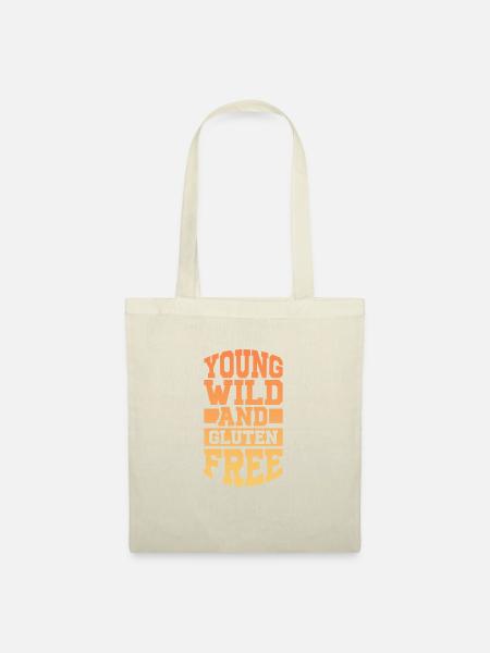 Young Wild And Gluten Free - Stoffbeutel - Natur