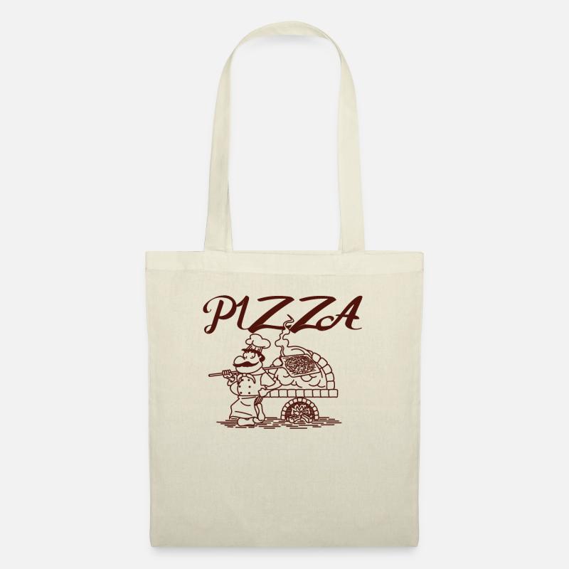 Pizzeria Pizzabäcker Pizza - Stoffbeutel - Natur