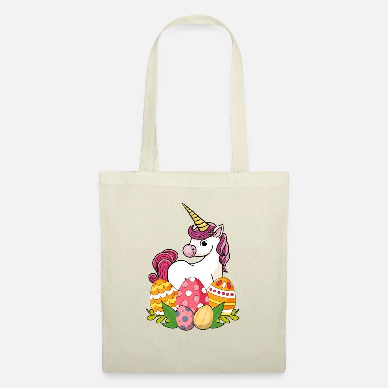 Happy Easter | Design with Unicorn - Stoffbeutel - Natur