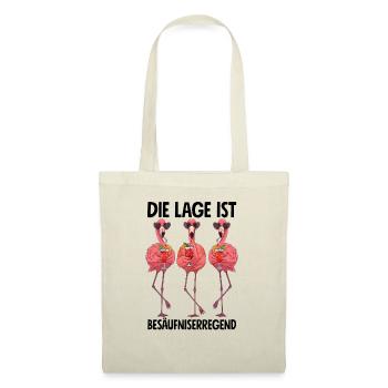 The location is drunken with flamingos - Tote Bag - nature - Front