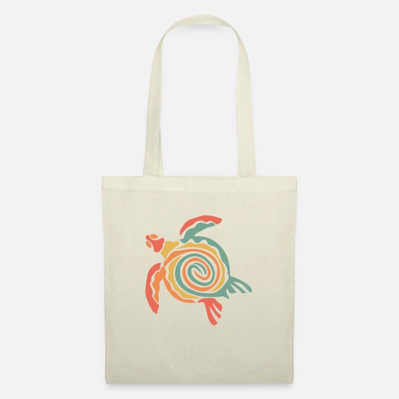 Turtle retro style - Tote Bag - nature