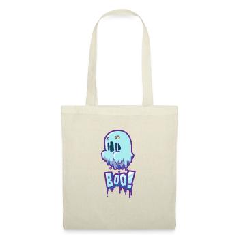 Halloween Boo Gespenst Geschenk - Stoffbeutel - Natur - Vorne