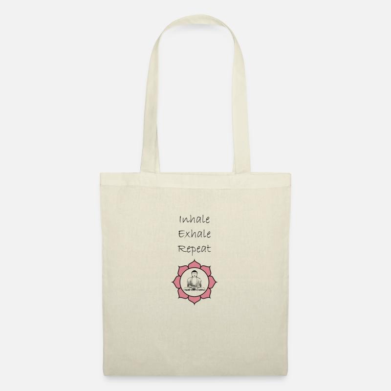 Inhale Exhale Repeat - Stoffbeutel - Natur