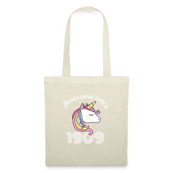 Funny Birthday Awesome Since 1909 - Tote Bag - nature - Front