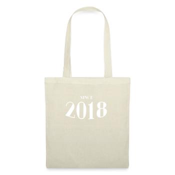 Lustiger Geburtstag seit 2018 - Stoffbeutel - Natur - Vorne