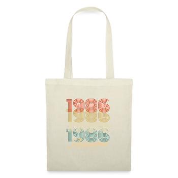 Drôle d’anniversaire génial 1986 - Sac en tissu - nature - Devant