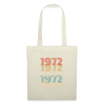 Funny Birthday Awesome 1972 - Tote Bag - nature - Front