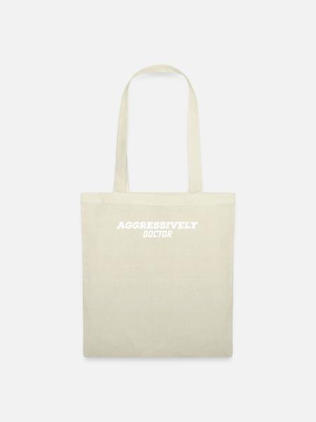aggressiv Arzt - Stoffbeutel - Natur