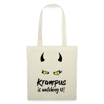 Krampus is watching U with evil eyes - Stoffbeutel - Natur - Vorne