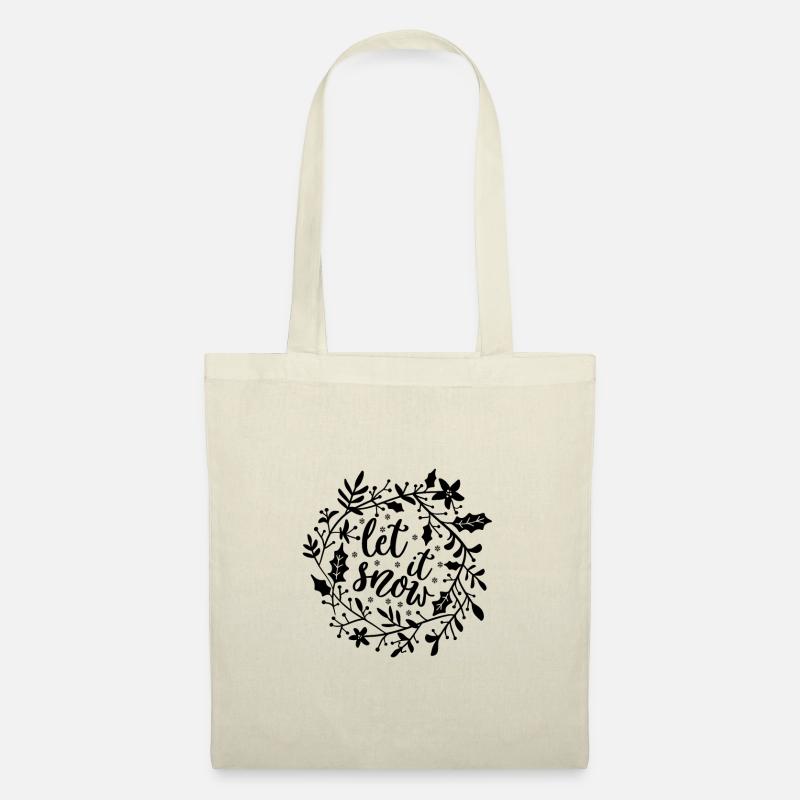 let it snow art collection - Stoffbeutel - Natur
