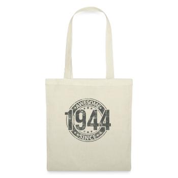 Génial depuis l’anniversaire rétro vintage 1944 - Sac en tissu - nature - Devant
