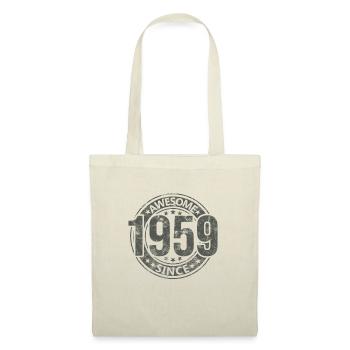 Génial depuis l’anniversaire rétro vintage 1959 - Sac en tissu - nature - Devant