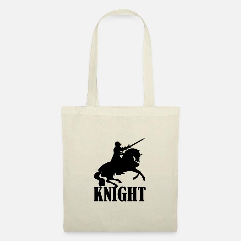 Knight Ritter Mittelalter - Stoffbeutel - Natur