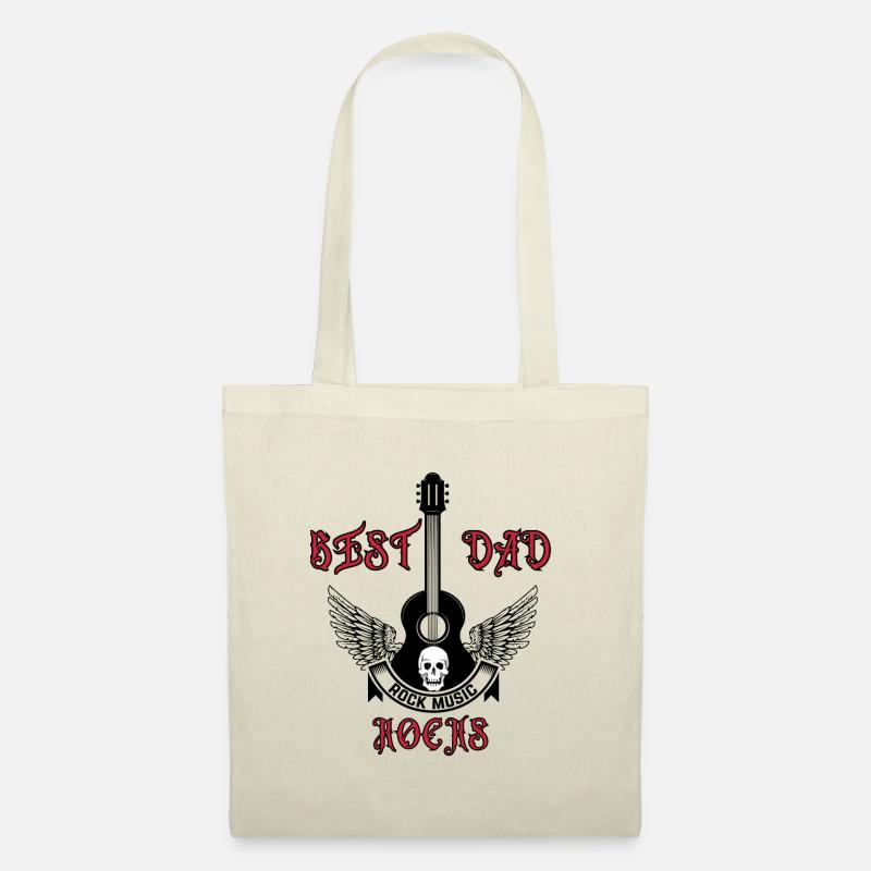 Die besten Dad Rocks - Stoffbeutel - Natur