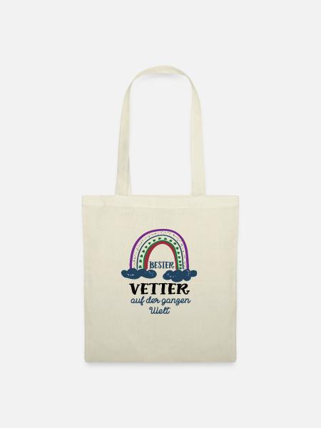 Vetter Cousin Vettern - Stoffbeutel - Natur