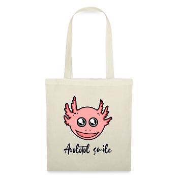 Axolotl Smile - Happy Axolotl - Tote Bag - nature - Front