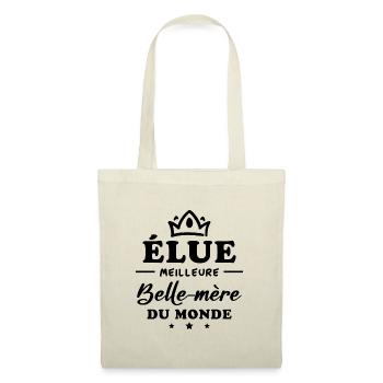 Élue meilleure belle mère du monde - Sac en tissu - nature - Devant