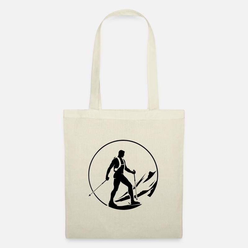 Nordic Walking Sport - Stoffbeutel - Natur