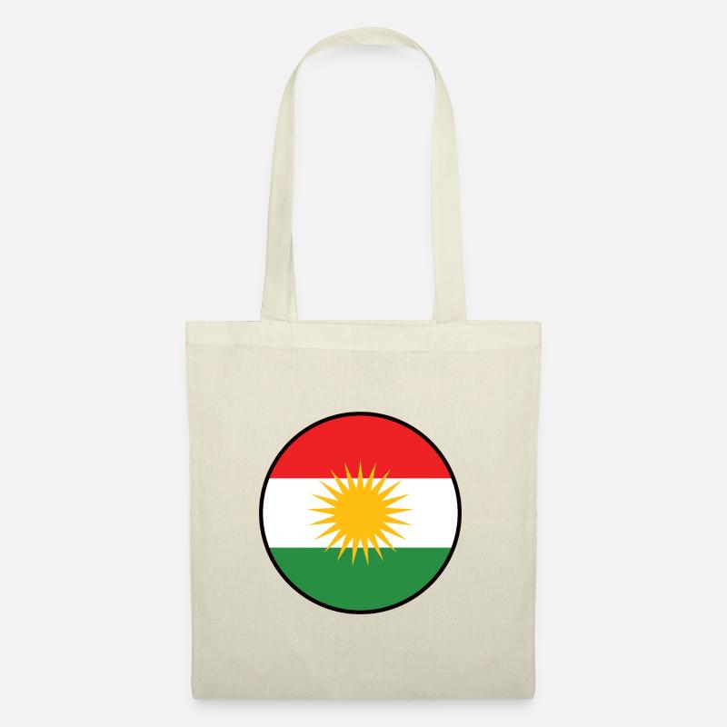 Drapeau du Kurdistan Bakur Bashur Rojava Rojhlt Newroz - Sac en tissu - nature