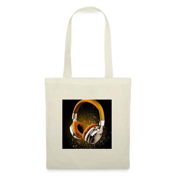 golden headphones - Stoffbeutel - Natur - Vorne