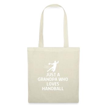 Un joueur de handball de handball dit cadeau - Sac en tissu - nature - Devant