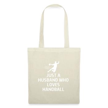 Un joueur de handball de handball dit cadeau - Sac en tissu - nature - Devant
