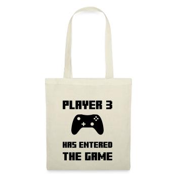 Joueur 3 est entré dans le jeu - Sac en tissu - nature - Devant
