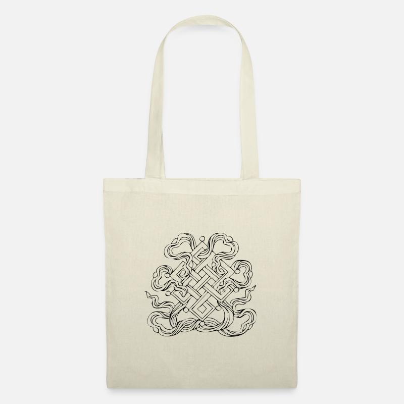 Pata endless knot - Tote Bag - nature