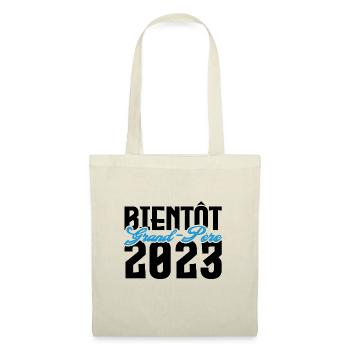 Cadeau Annonce grossesse bientôt Grand-père 2023. - Sac en tissu - nature - Devant