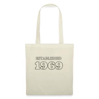Fondée en 1969 - Célébrez votre année de naissance - Sac en tissu - nature - Devant