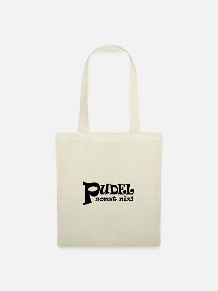 Pudel - sonst nix! - Stoffbeutel - Natur