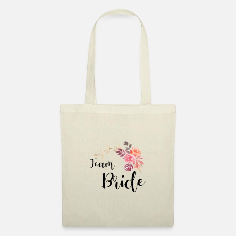 Team Bride Junggesellenabschied - Stoffbeutel - Natur
