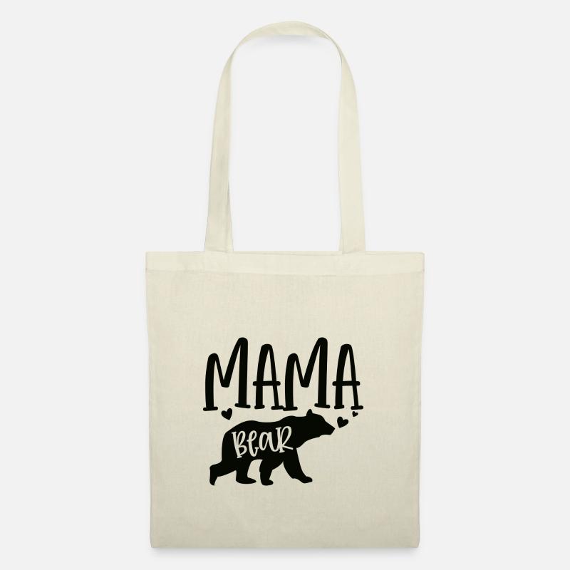 Mama Bear - Stoffbeutel - Natur
