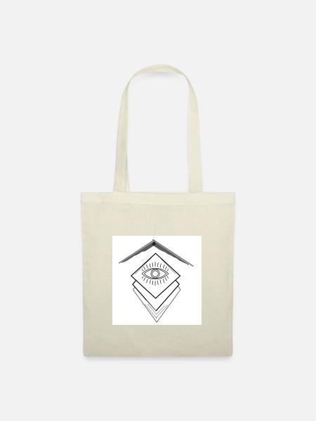 Coole Illuminati Illustration - Stoffbeutel - Natur