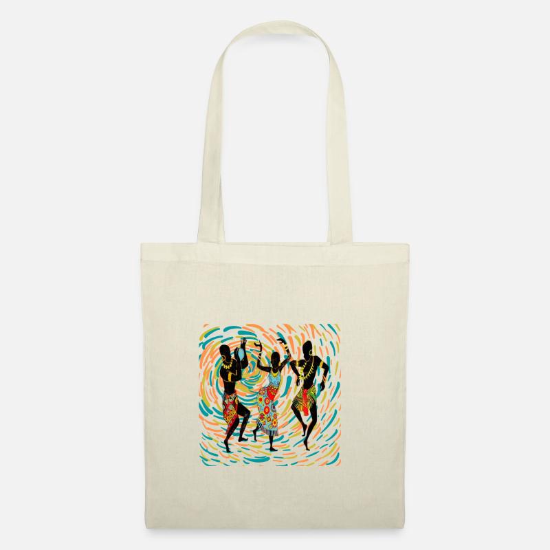 Afrikanische Silhouette - Stoffbeutel - Natur