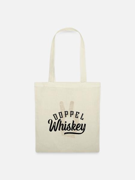 Doppel Whiskey - Stoffbeutel - Natur