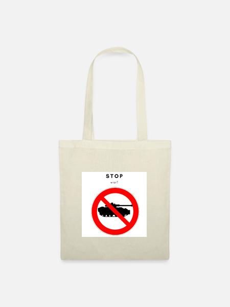 stop war - Stoffbeutel - Natur