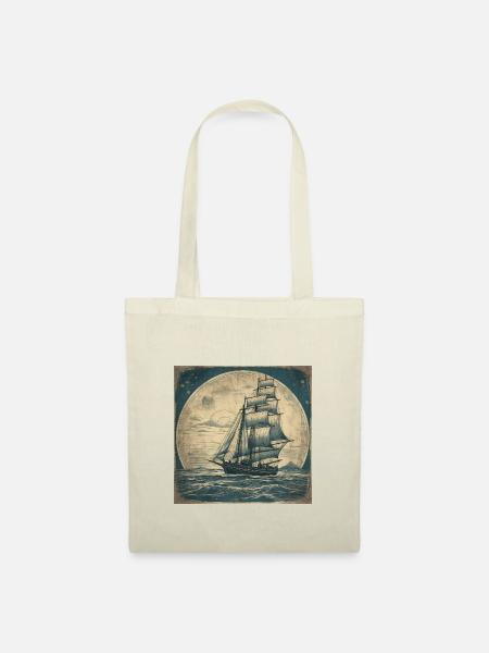 Sailing Moon - Stoffbeutel - Natur