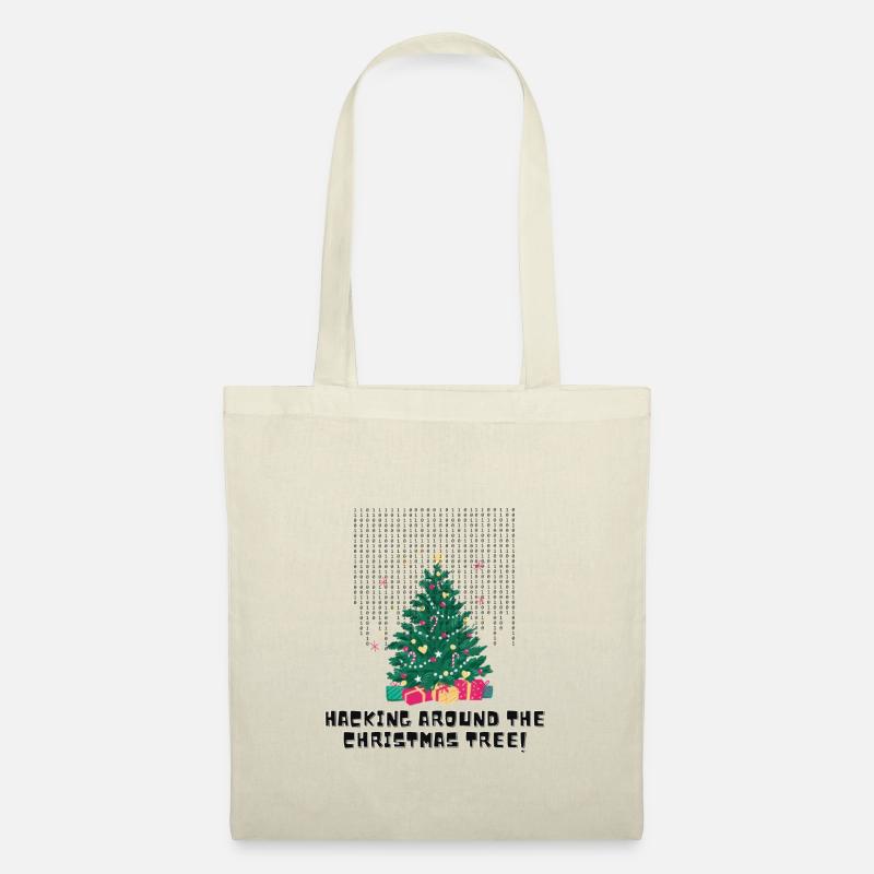 Hacking Around The Christmas Tree - Stoffbeutel - Natur