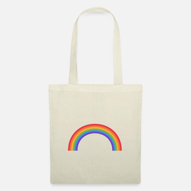 Regenbogen - Stoffbeutel - Natur
