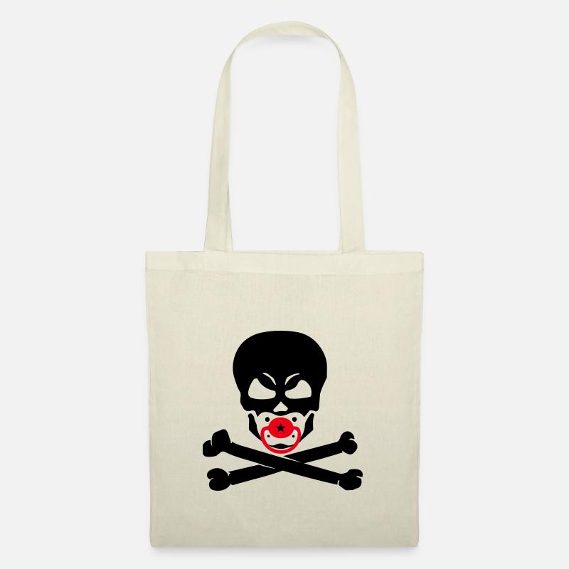 CRÂNE DE BÉBÉ 2C - Sac en tissu - nature