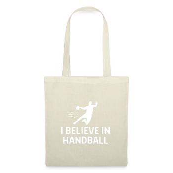 Handball Handballer Spruch Geschenk - Stoffbeutel - Natur - Vorne