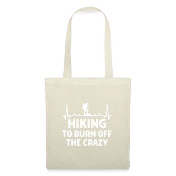 Klettern Kletterer Hiking Sprüche Geschenk - Stoffbeutel - Natur - Vorne