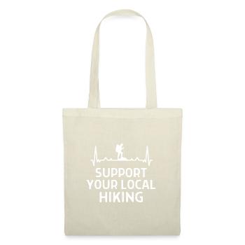 Klettern Kletterer Hiking Sprüche Geschenk - Stoffbeutel - Natur - Vorne