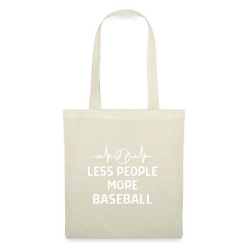 Baseball Spieler Baseball Sprüche Geschenk - Stoffbeutel - Natur - Vorne