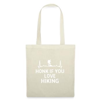 Klettern Kletterer Hiking Sprüche Geschenk - Stoffbeutel - Natur - Vorne