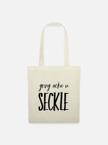 Gring ache u seckle - Stoffbeutel - Natur
